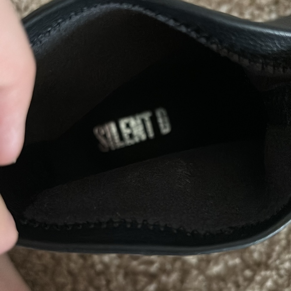 Silent D Black Cutout Heel Bootie - Picture 6 of 6